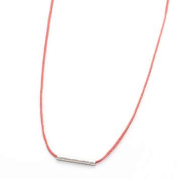 Necklace "Minimal Little Bar Ζ"