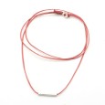 Necklace "Minimal Little Bar Ζ"