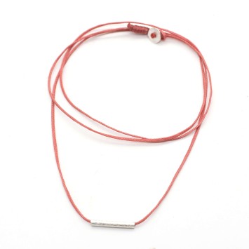 Necklace "Minimal Little Bar Ζ"