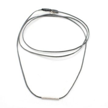 Necklace "Minimal Little Bar Ζ"