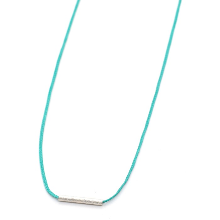 Necklace "Minimal Little Bar Ζ"