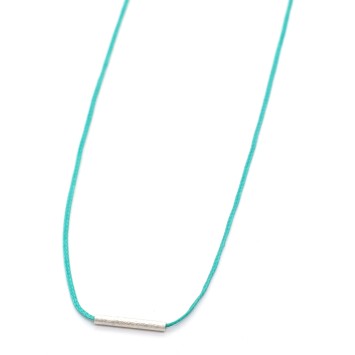 Necklace "Minimal Little Bar Ζ"
