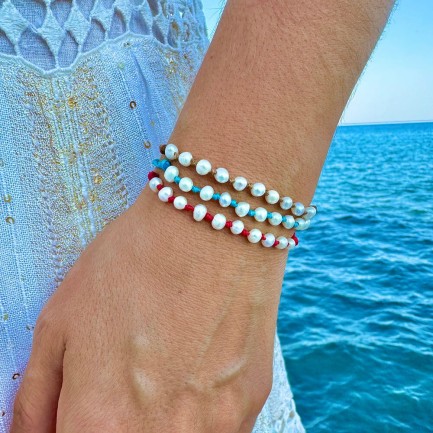 Bracelet "The 10 Little Pearl Moments"