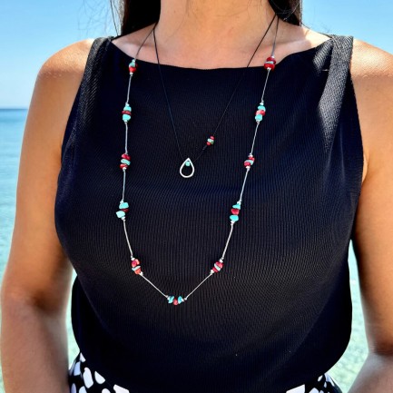 Necklace "Minimal Tear"