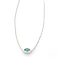 Necklace "Minimal Little Evil Eye"