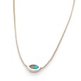 Necklace "Minimal Little Evil Eye"