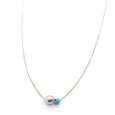 Necklace "Minimal Little Ball CH"