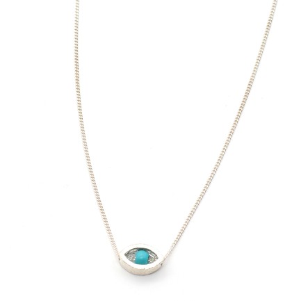 Necklace "Minimal Little Evil Eye"