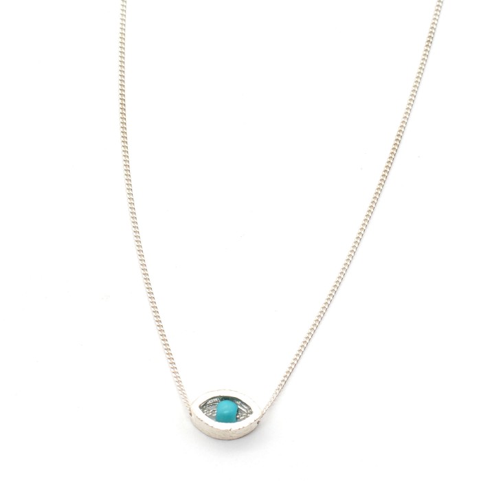 Necklace "Minimal Little Evil Eye"