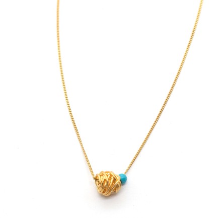 Necklace "Minimal Little Wire G CH"