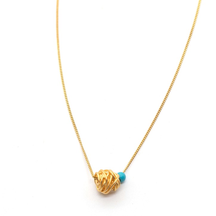 Necklace "Minimal Little Wire G CH"