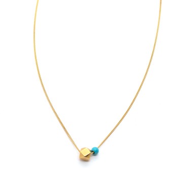 Κολιέ "Μίνιμαλ Πολυγωνάκι ΑΛ"