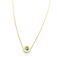 Necklace "Minimal Circle of Life G CH"