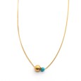 Necklace "Minimal Little Ball G CH"