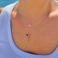 Necklace "Solitaire Minimal CH G"