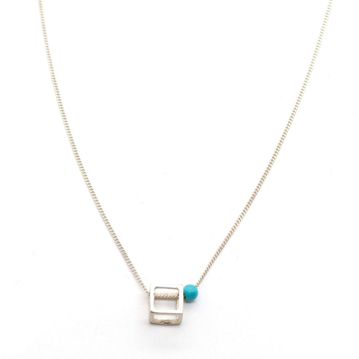 Necklace "Minimal Cube - Sketch CH" Necklace "Minimal Cube - Sketch CH"