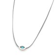 Necklace "Minimal Little Evil Eye"