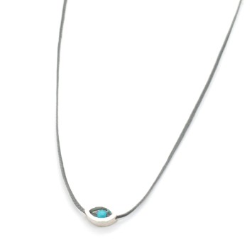 Necklace "Minimal Little Evil Eye"