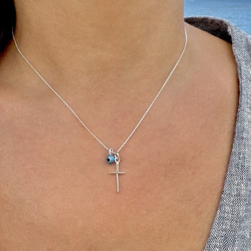 Necklace "Cross Classic Minimal"
