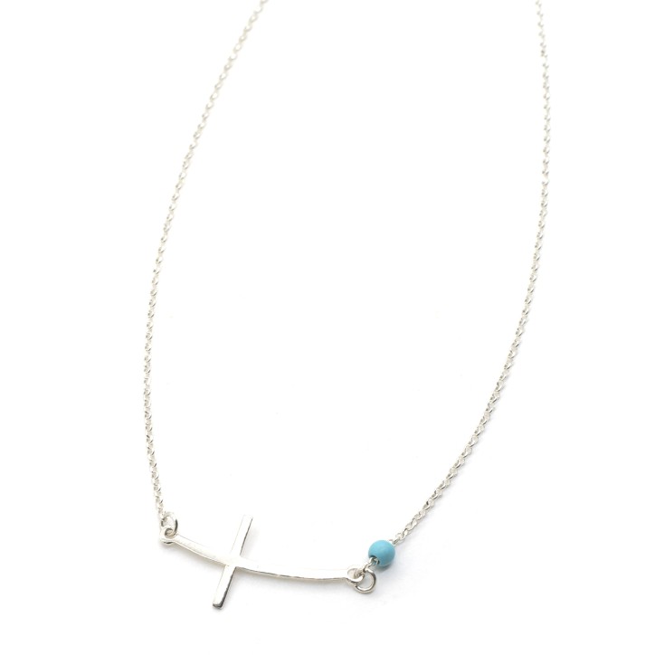 Necklace "Cross Aura"