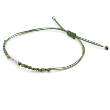 Bracelet "Eimai edo" 1/2K