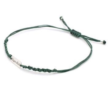 Bracelet "Eimai edo" 1/2K