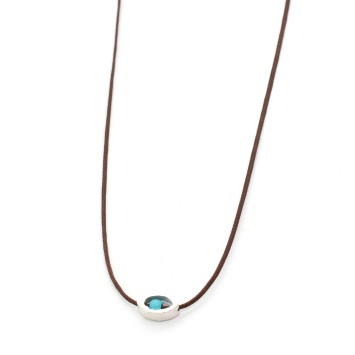 Necklace "Minimal Little Evil Eye"