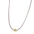 Necklace "Minimal Little Evil Eye G"