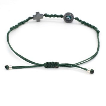 Bracelet "Evil Eye Cross AIM"