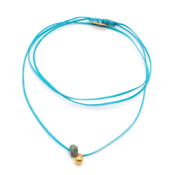 Necklace "Minimal Little Drop G"