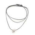Necklace "Minimal Little Wire R"