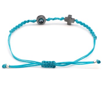 Bracelet "Evil Eye Cross AIM"