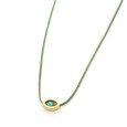 Necklace "Minimal Little Evil Eye G"