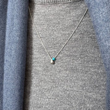Necklace "Minimal Little Drop CH"