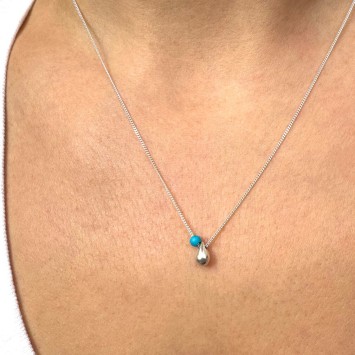 Necklace "Minimal Little Drop CH"