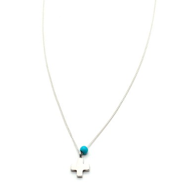 Necklace "Minimal Little Cross CH"