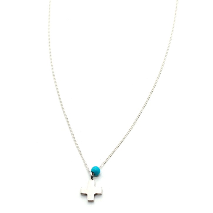 Necklace "Minimal Little Cross CH"