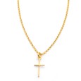 Necklace "Cross Old School X G"