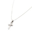 Necklace "Minimal Cross Lans CH"