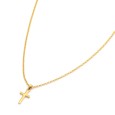Necklace "Minimal Cross Lans X G CH"