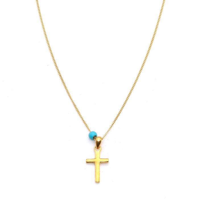 Necklace "Minimal Cross Lans G CH" Necklace "Minimal Cross Lans G CH"