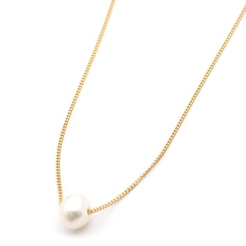 Necklace "My Minimal Pearl G CH"