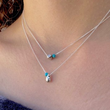 Necklace "Minimal Polygonial CH"