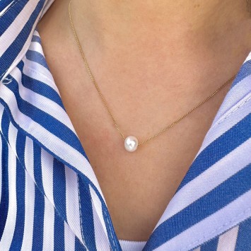 Necklace "My Minimal Pearl G CH"