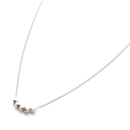 Necklace "Minimal Polygonial Little Moments CH"