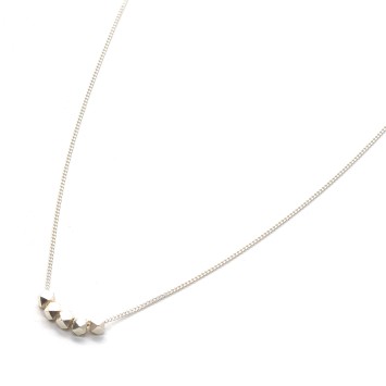 Necklace "Minimal Polygonial Little Moments CH"