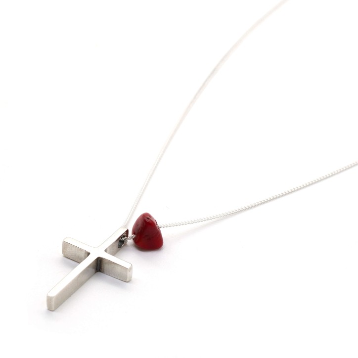 Necklace "Cross A-Class SP CH".