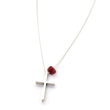 Necklace "Cross A-Class SP CH".