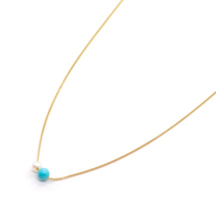 Necklace "Super Mini Stones G CH"