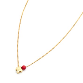 Necklace "Little Cross Mini Mini G CH"